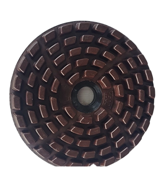 resin bond discs working in a granite polishing machine