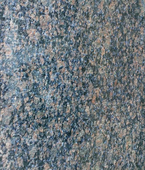 tan-blue granite slab